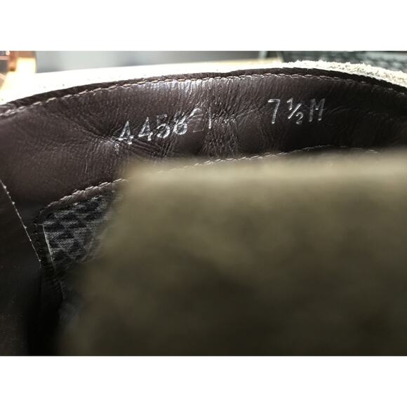 Aquatalia Fantina Boots Women's 7.5 Olive Green Suede Dual Zip Ankle Booties - Picture 6 of 8